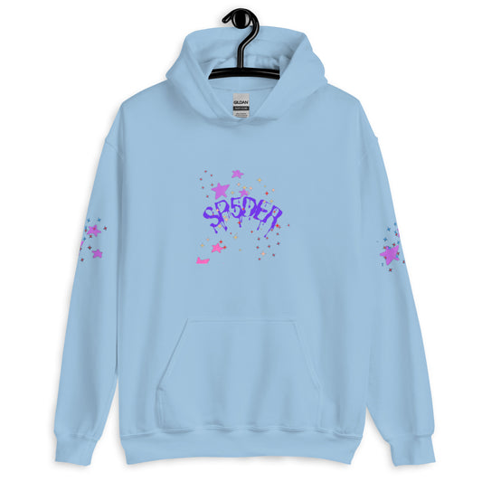 light blue spider hoodie
