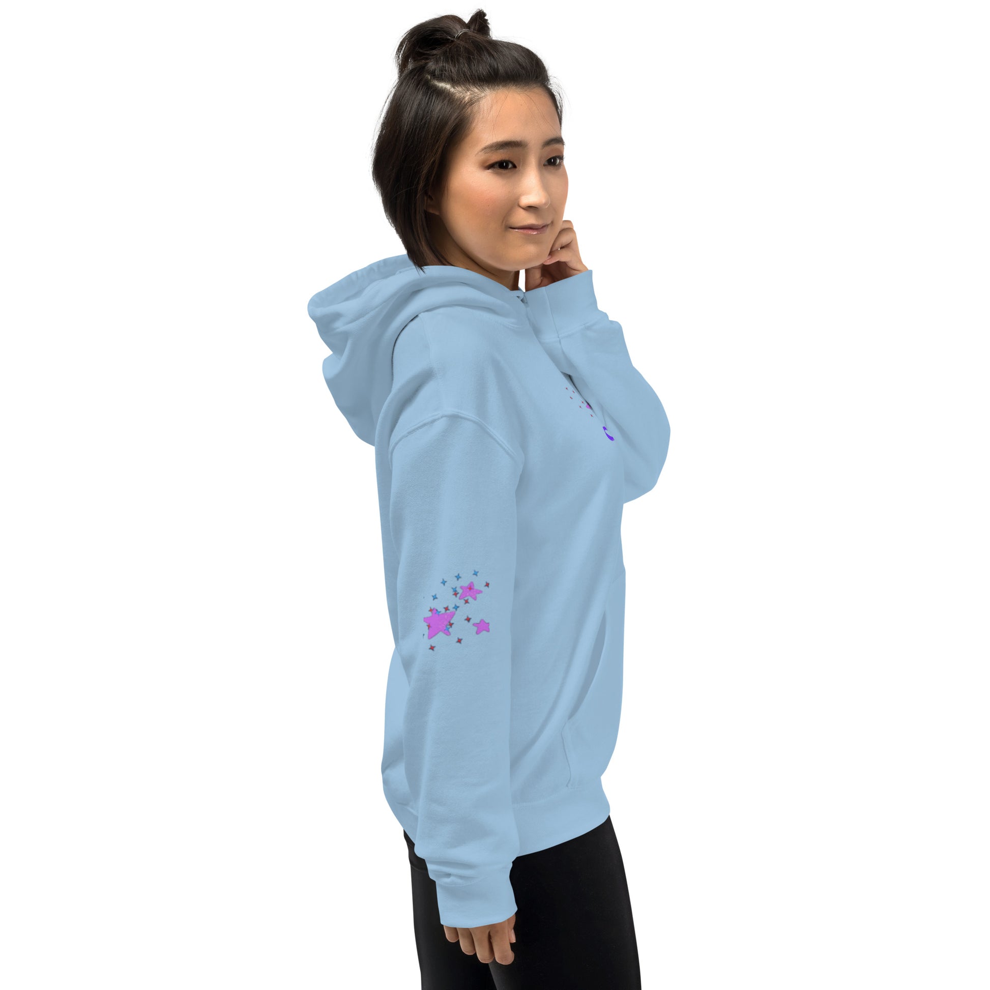 light blue spider hoodie