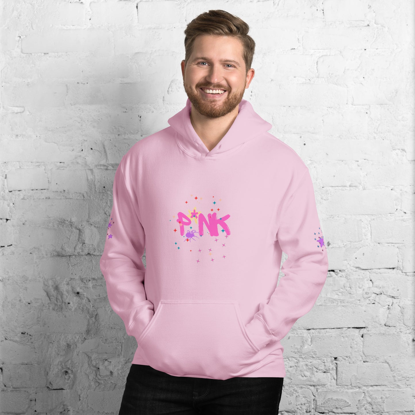 Pink Spider Hoodie