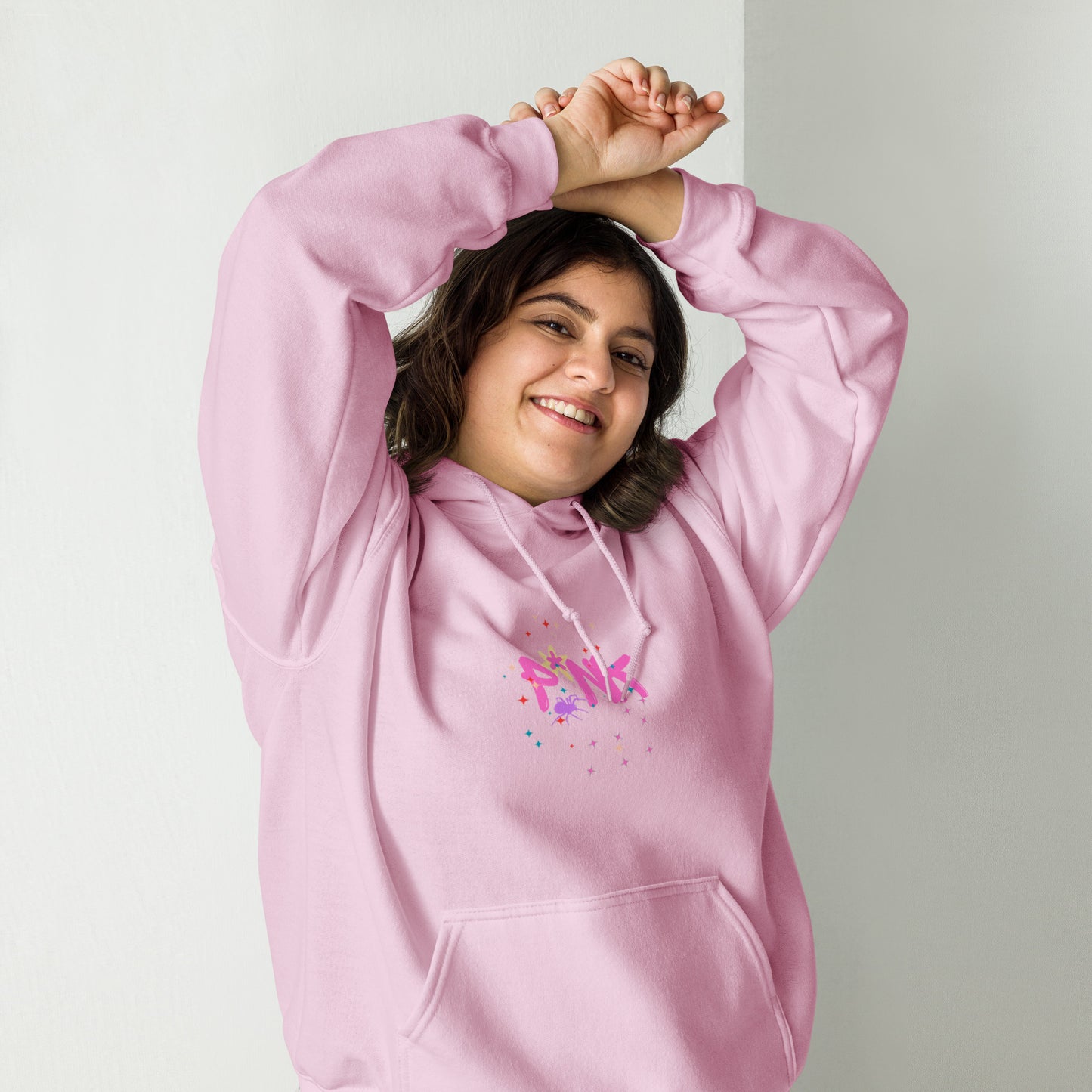 Pink Spider Hoodie